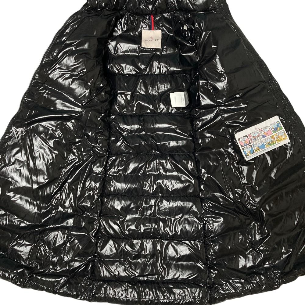 Moncler Moka Nylon Hooded Down Coat 00 Black — view 5