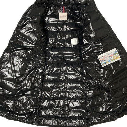 Moncler Moka Nylon Hooded Down Coat 00 Black — view 5