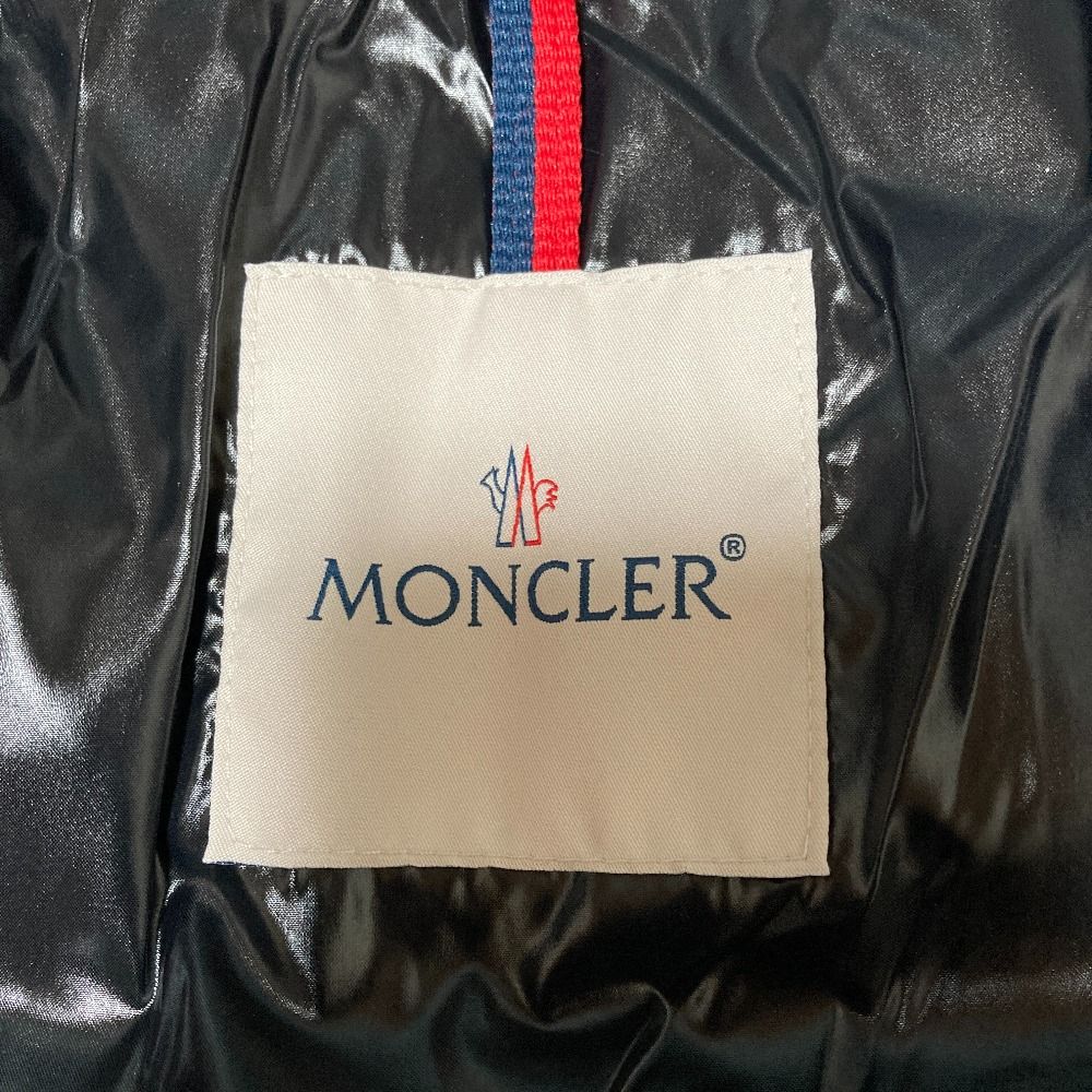 Moncler Moka Nylon Hooded Down Coat 00 Black — view 7