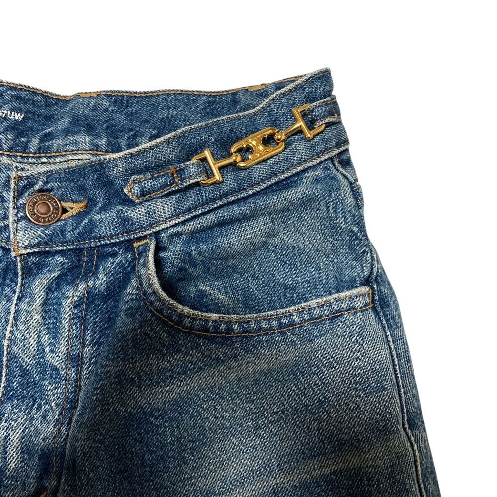 Celine Margaret Denim Pants Jeans 24 Indigo — view 3