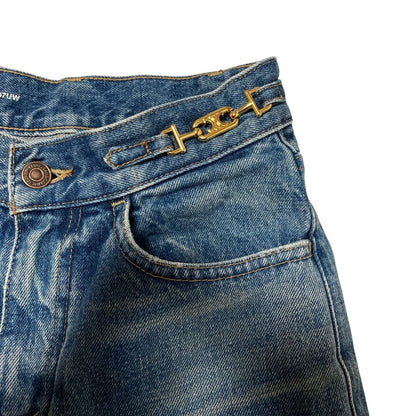 Celine Margaret Denim Pants Jeans 24 Indigo — view 3