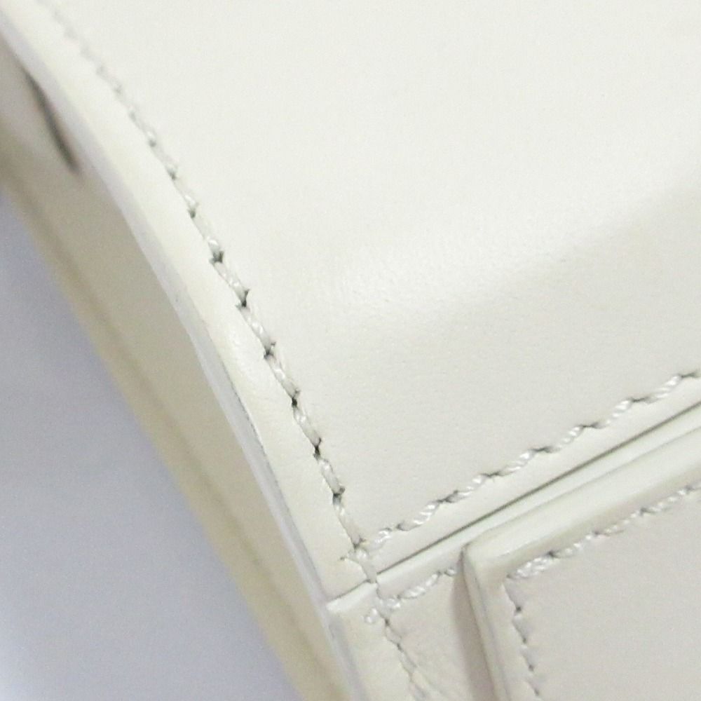 Max Mara Whitney Nano Leather Shoulder Bag Ivory — view 6