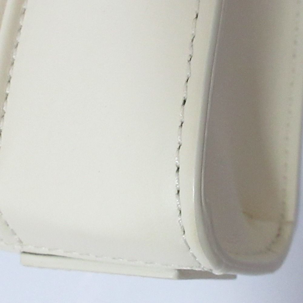 Max Mara Whitney Nano Leather Shoulder Bag Ivory — view 7