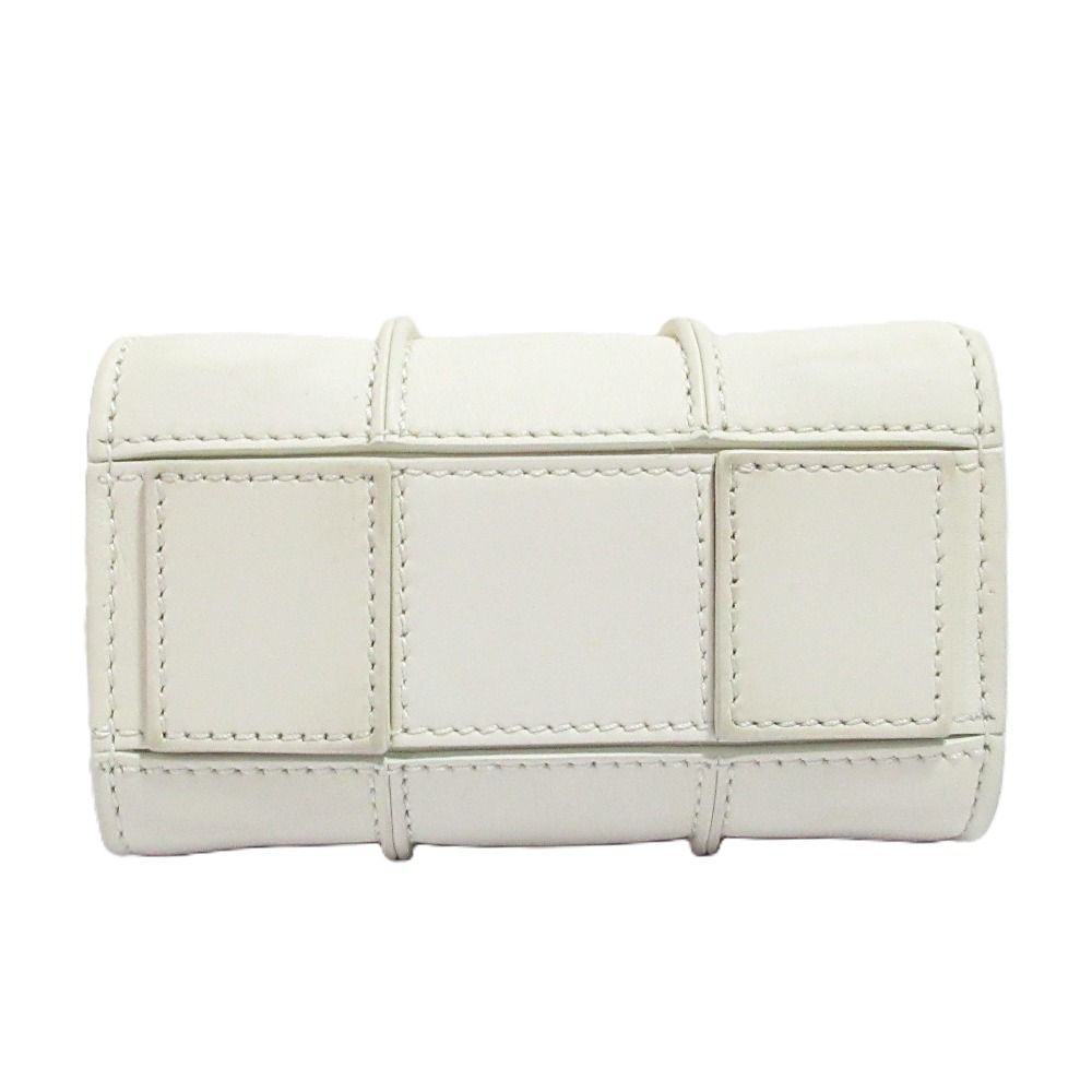 Max Mara Whitney Nano Leather Shoulder Bag Ivory — view 4