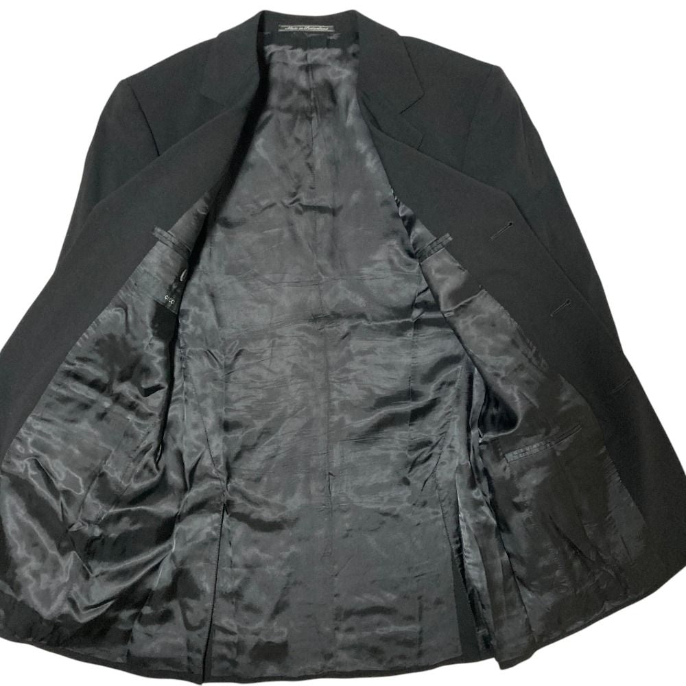 Gucci Era Tailored Jacket Trousers Pants Suit Set 44 Black — view 5