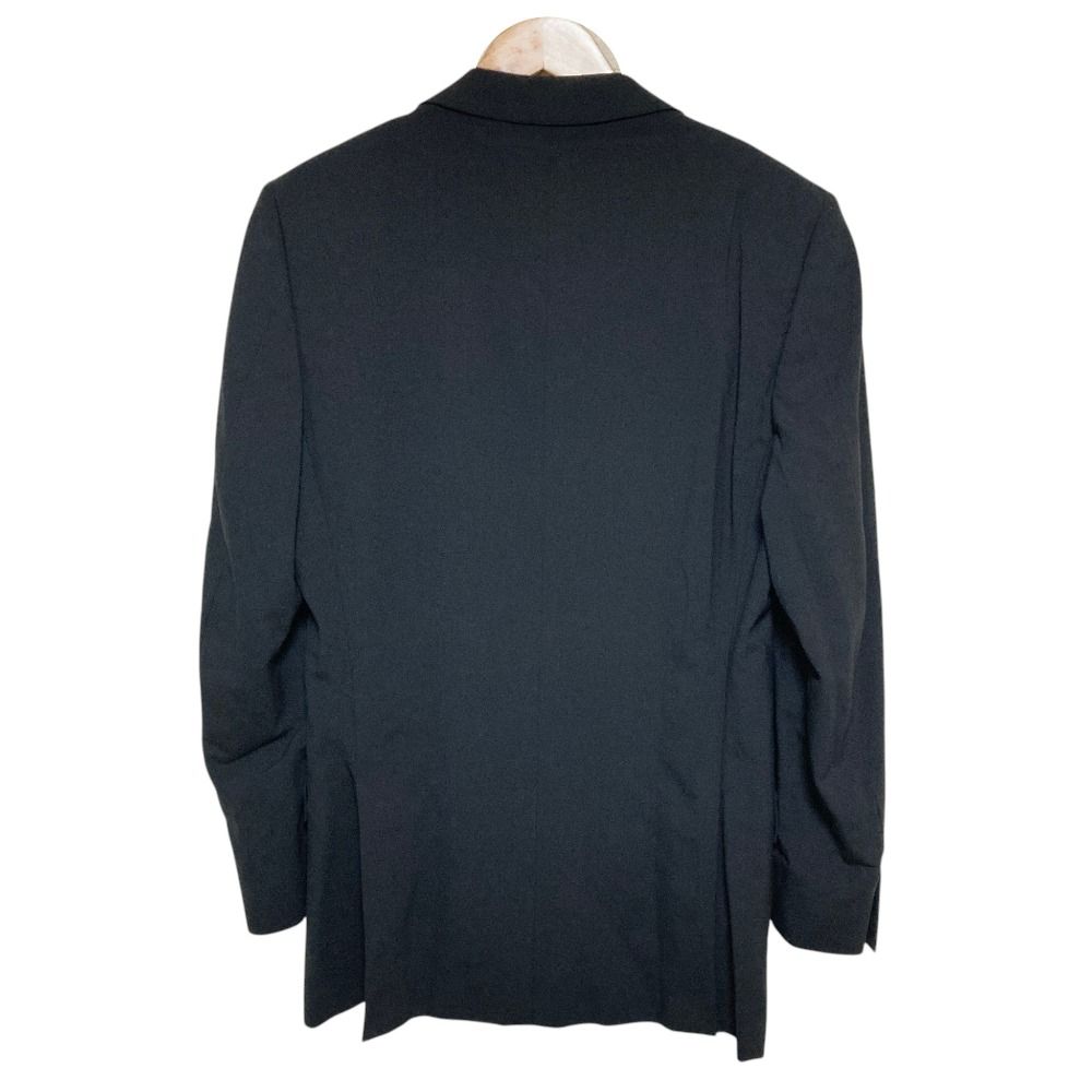 Gucci Era Tailored Jacket Trousers Pants Suit Set 44 Black — view 3