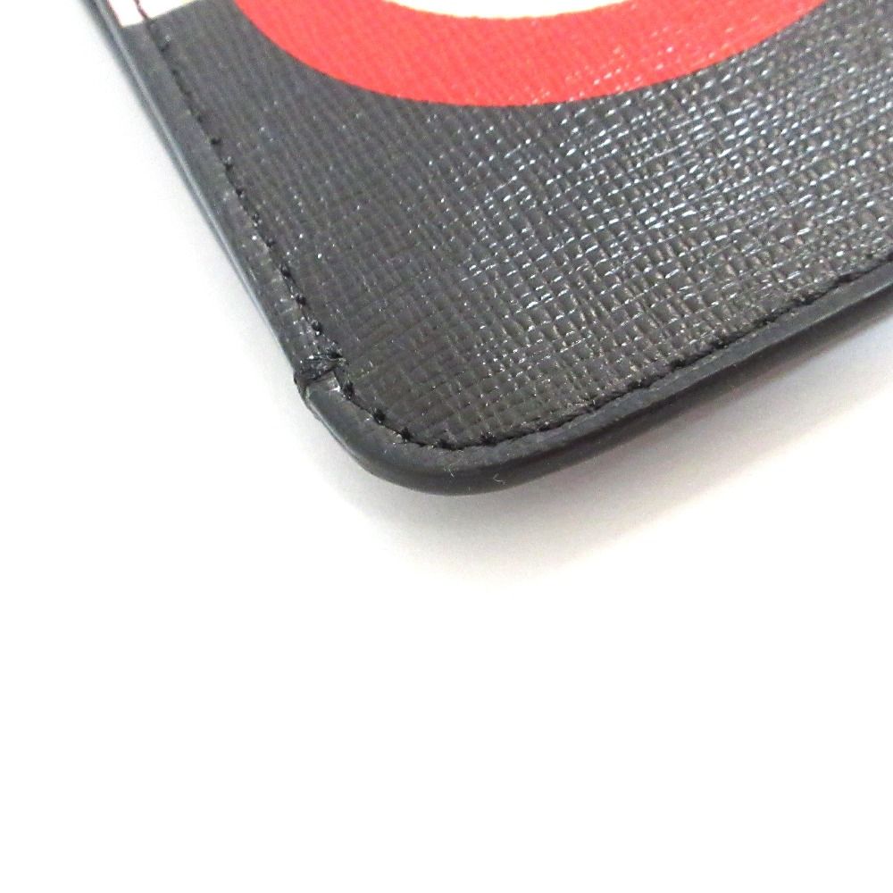 Fendi Bugsmon Star Coin Key Case Black Pink Key Holder — view 6