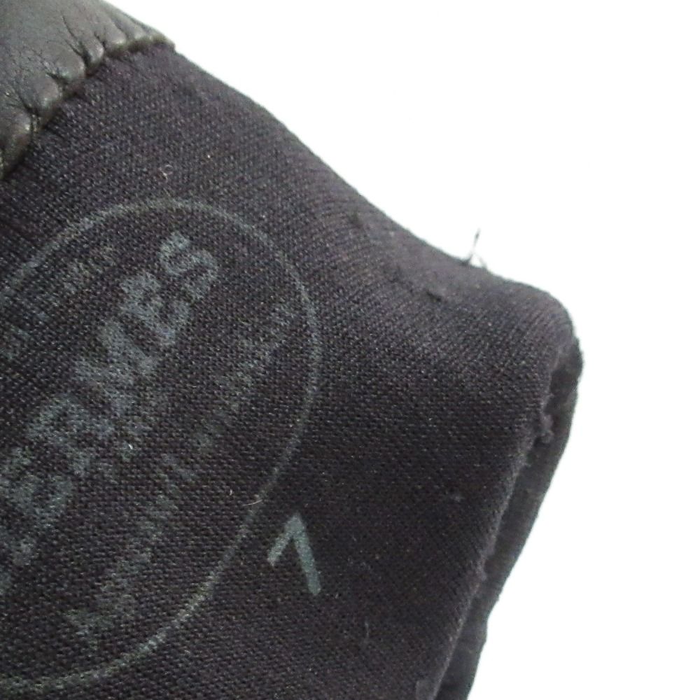 Hermes Princess Kelly Leather Gloves Mink 7 Dark Brown — view 8