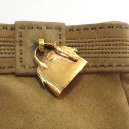 Hermes Bolide Jije Bag with Charm Nuba Cles the Glove 7.5 Camel Brown — view 9