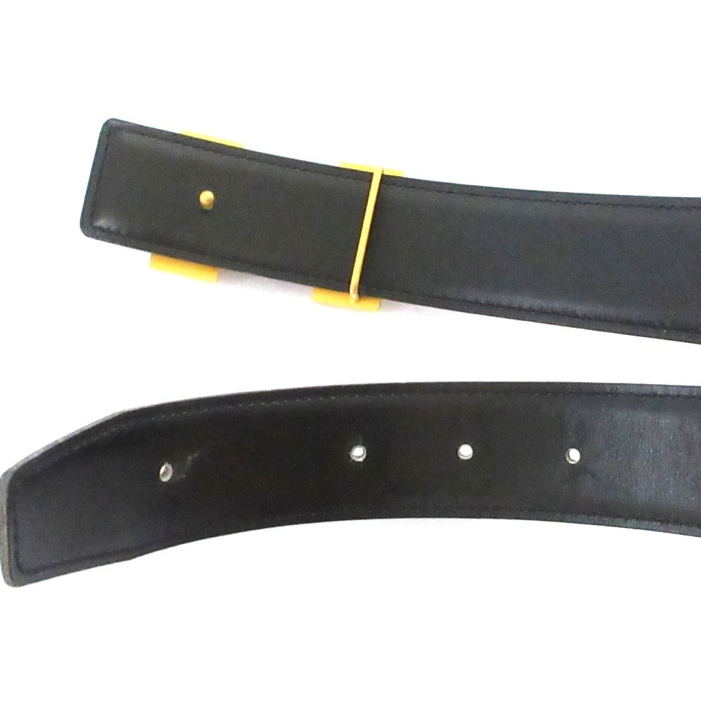 Hermes Buckle Constance Reversible Leather Belt 65 Brown Black — view 7