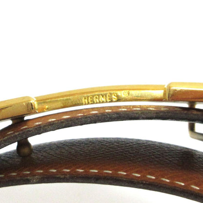 Hermes Buckle Constance Reversible Leather Belt 65 Brown Black — view 8