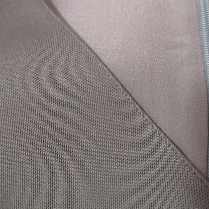 Fendi Square Buckle Narrow Belt Neck Dress Brown — view 9
