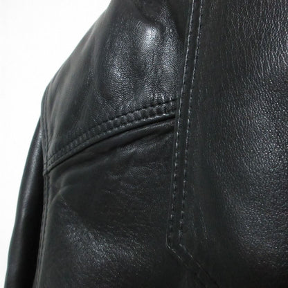 Loewe Vintage Lambskin Tailored Jacket Skirt Set Black — view 3