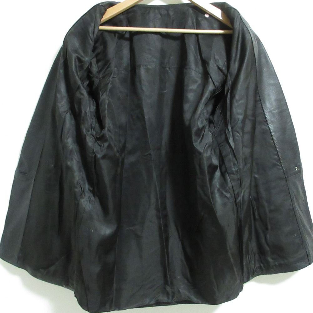 Loewe Vintage Lambskin Tailored Jacket Skirt Set Black — view 4