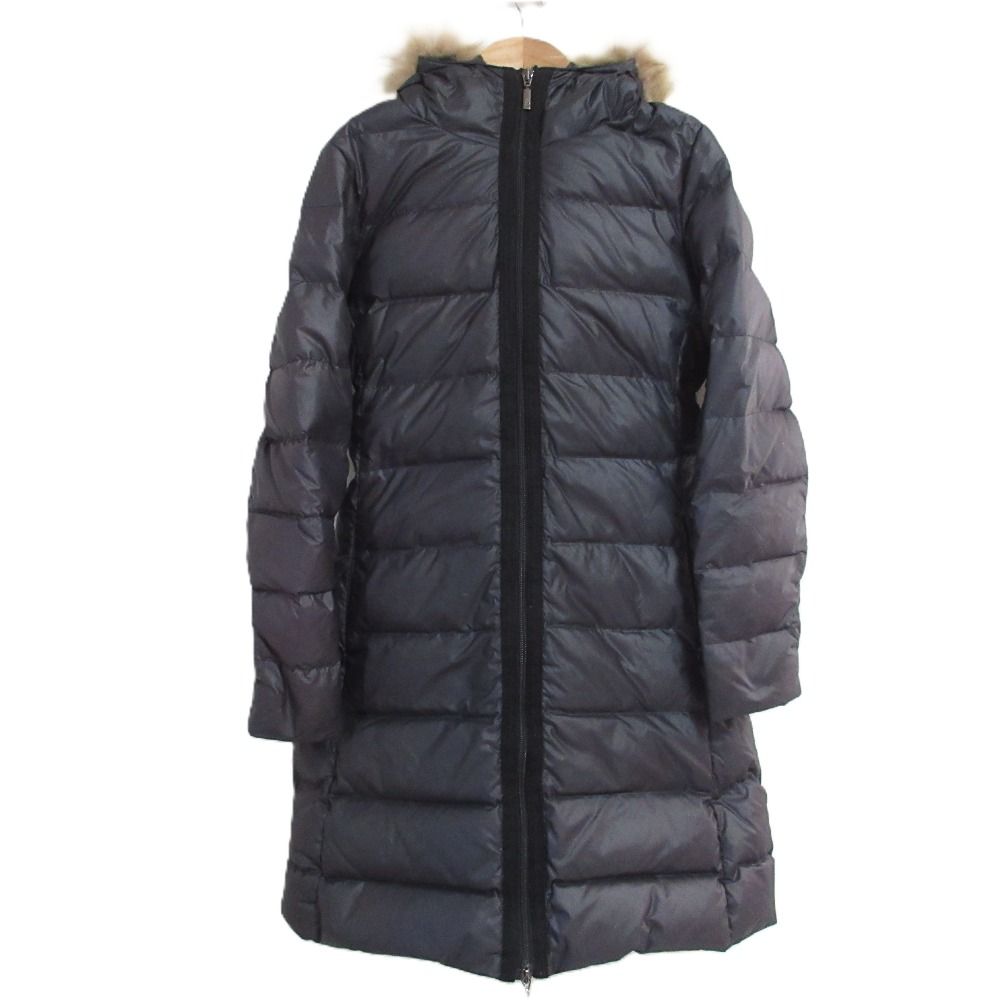 Moncler Nantesfur Hooded Down Coat 0 Black