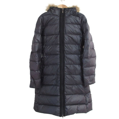 Moncler Nantesfur Hooded Down Coat 0 Black