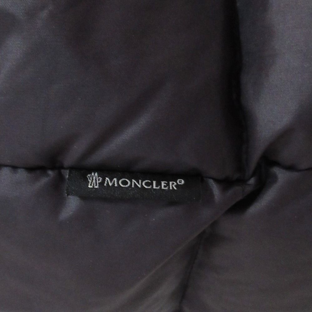 Moncler Nantesfur Hooded Down Coat 0 Black — view 5