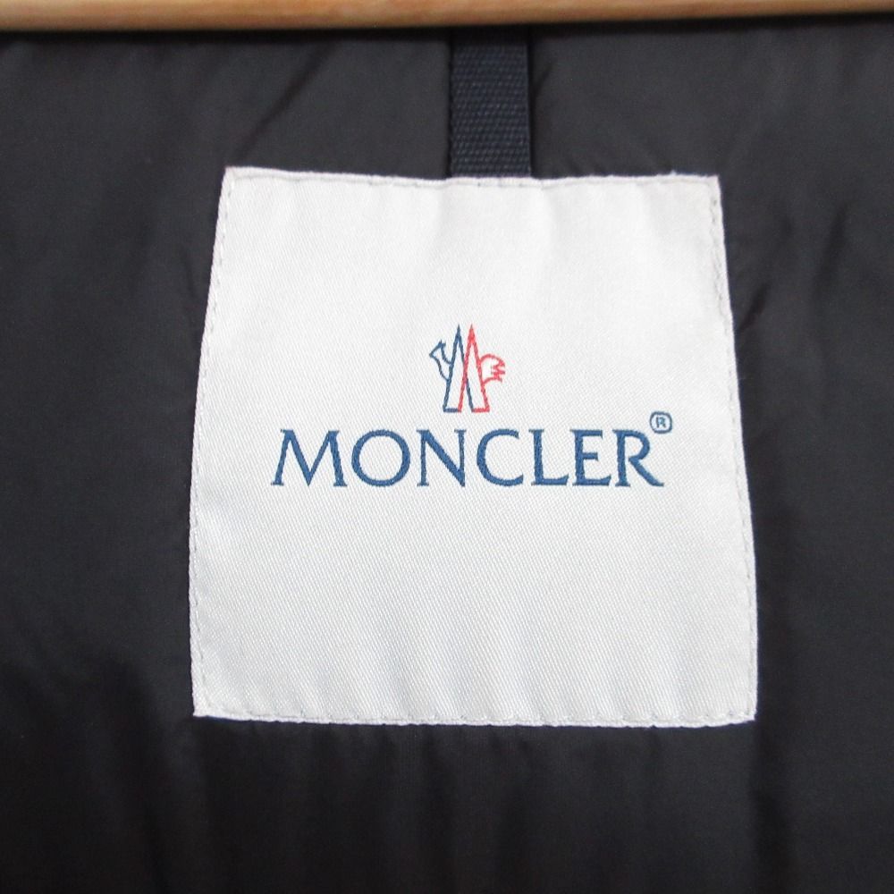 Moncler Nantesfur Hooded Down Coat 0 Black — view 6