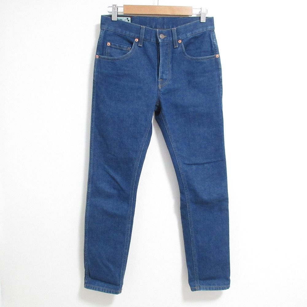 Gucci Disney Collaboration Mickey Emblem Denim Pants 28 Indigo