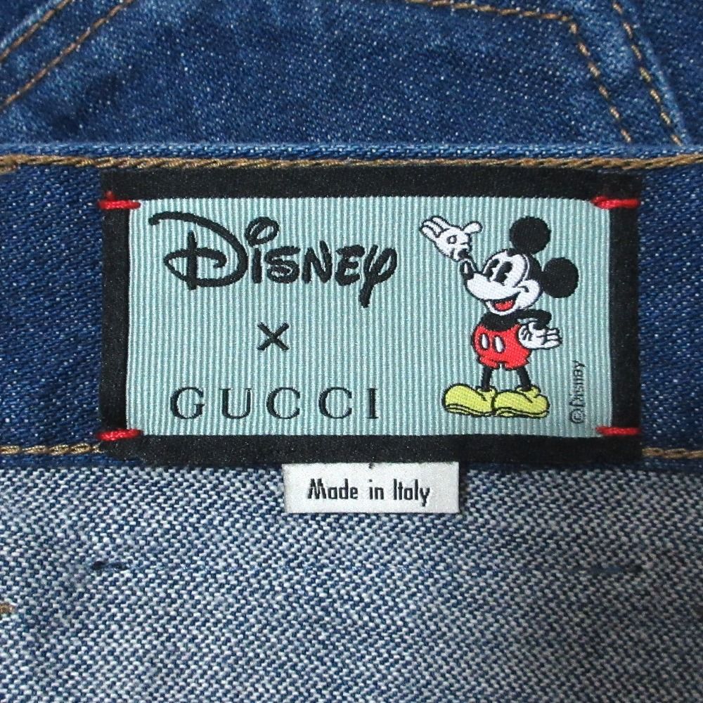 Gucci Disney Collaboration Mickey Emblem Denim Pants 28 Indigo — view 7