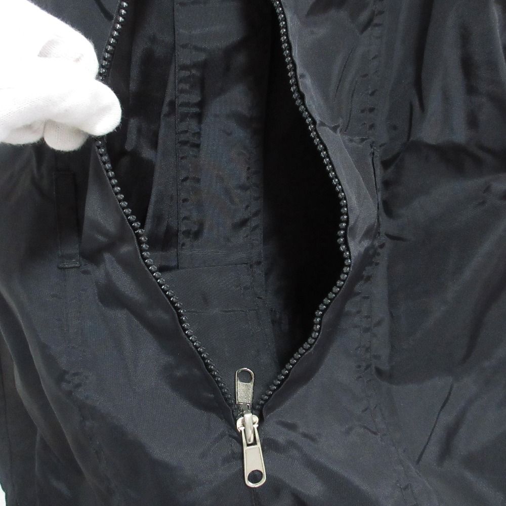 Fendi Vintage Nylon Zip Up Coat Black — view 6
