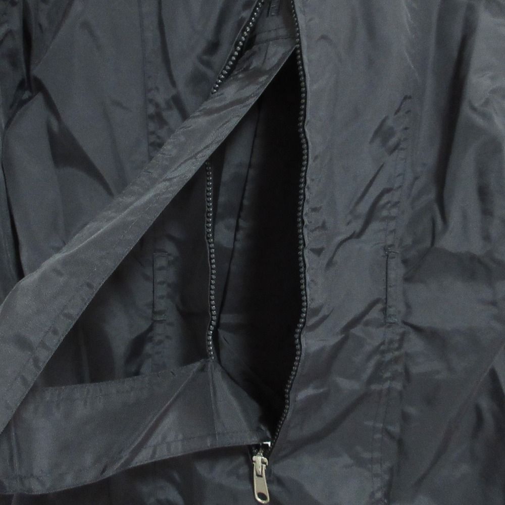 Fendi Vintage Nylon Zip Up Coat Black — view 7