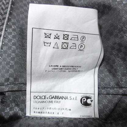 Dolce & Gabbana Herringbone Pattern Tailored Jacket Gilet Vest Trousers Pants — view 7