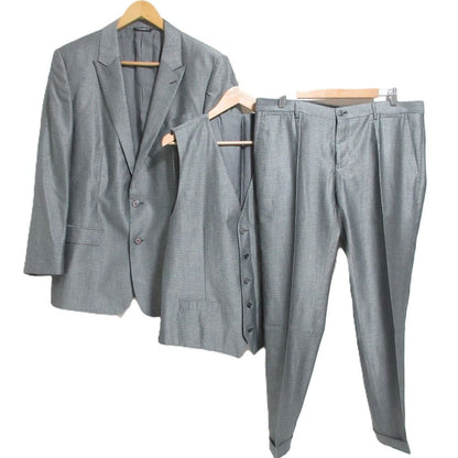 Dolce & Gabbana Herringbone Pattern Tailored Jacket Gilet Vest Trousers Pants