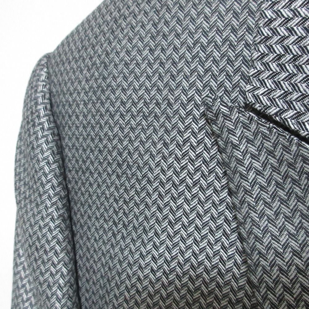 Dolce & Gabbana Herringbone Pattern Tailored Jacket Gilet Vest Trousers Pants — view 3