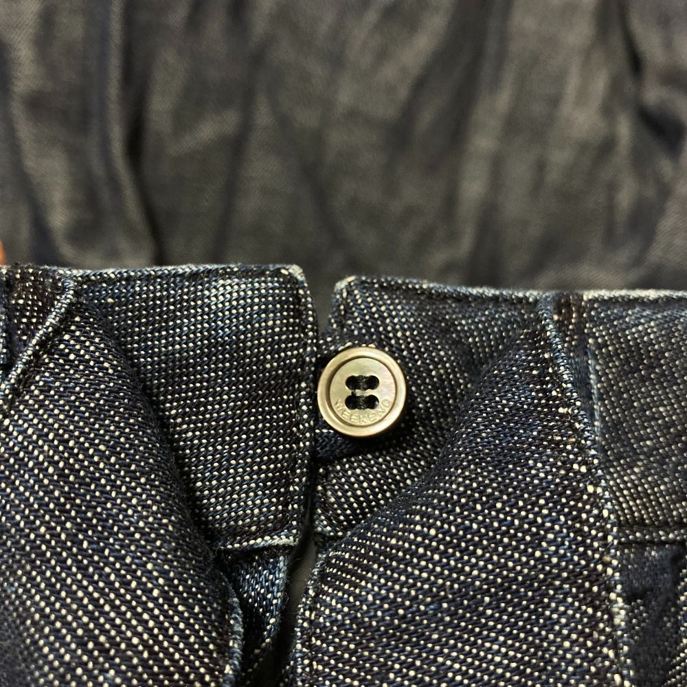 Max Mara Weekend Gather Denim Long Dress 42 Indigo — view 7