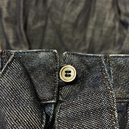 Max Mara Weekend Gather Denim Long Dress 42 Indigo — view 7