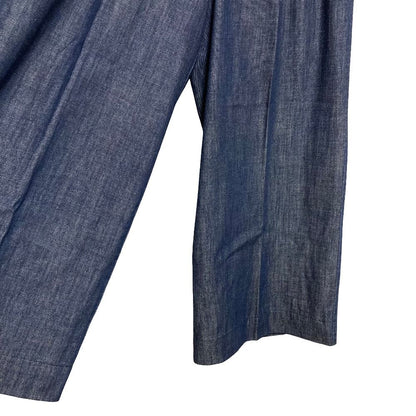 Max Mara Weekend Wide Denim Pants 42 Indigo — view 4