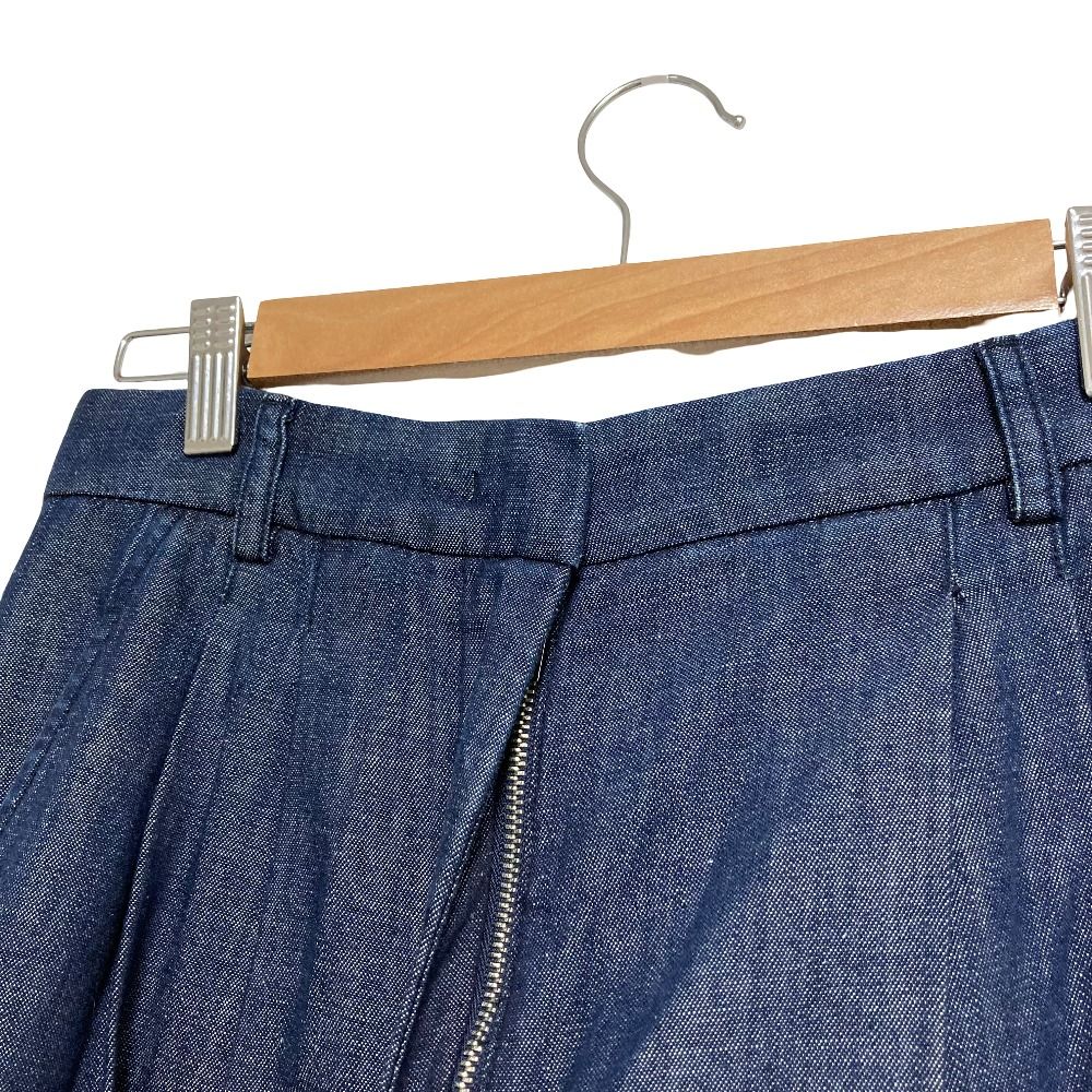 Max Mara Weekend Wide Denim Pants 42 Indigo — view 3