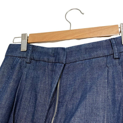 Max Mara Weekend Wide Denim Pants 42 Indigo — view 3