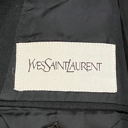 Saint Laurent Cotton Tailored Jacket 44 Navy — view 6