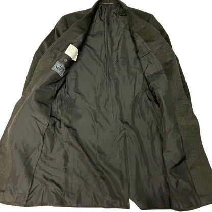 Versace Gianni Wool Cashmere Che Star Coat 48 Moss Green — view 3