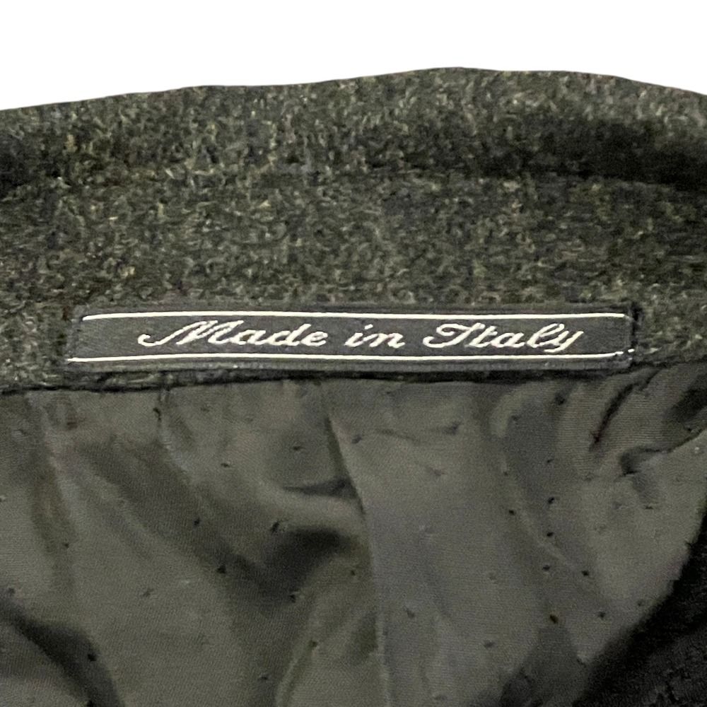 Versace Gianni Wool Cashmere Che Star Coat 48 Moss Green — view 4