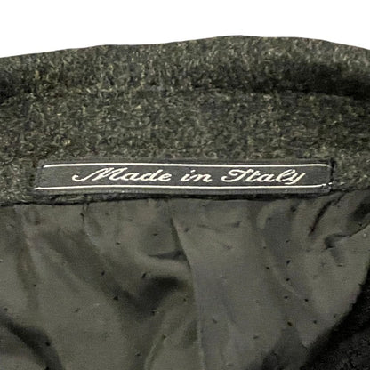 Versace Gianni Wool Cashmere Che Star Coat 48 Moss Green — view 4