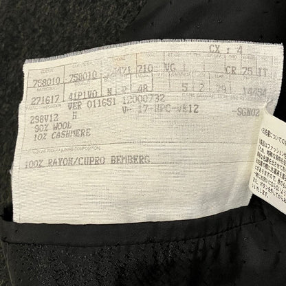 Versace Gianni Wool Cashmere Che Star Coat 48 Moss Green — view 6