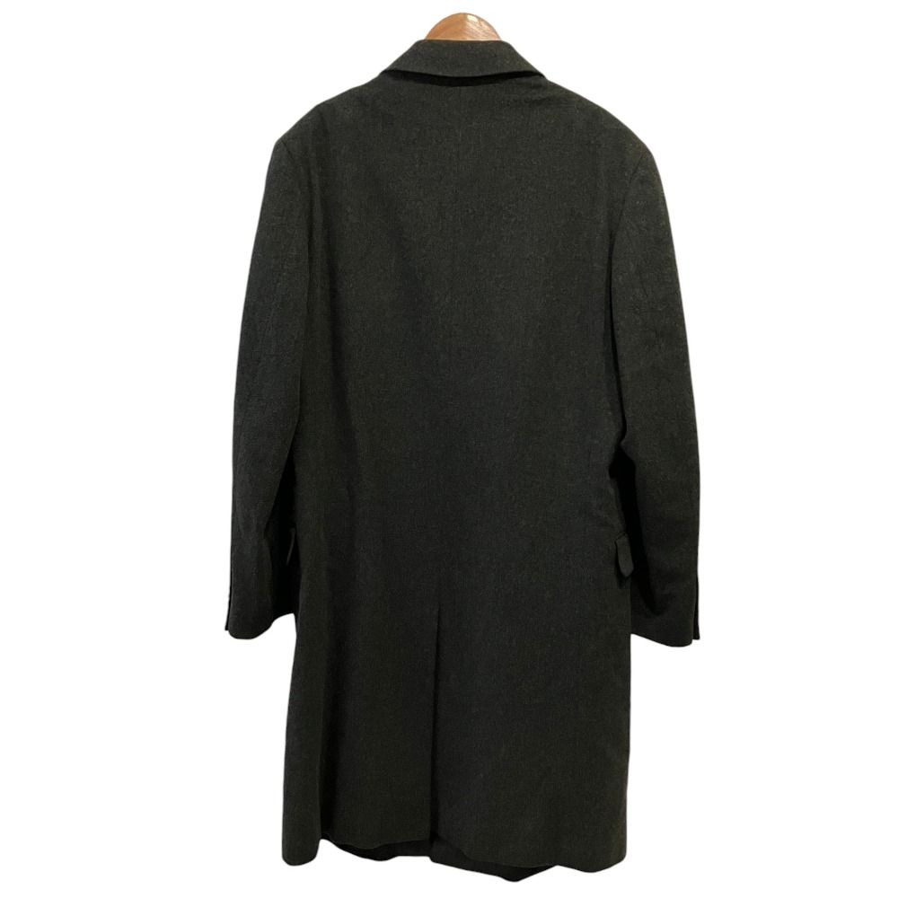 Versace Gianni Wool Cashmere Che Star Coat 48 Moss Green — view 2