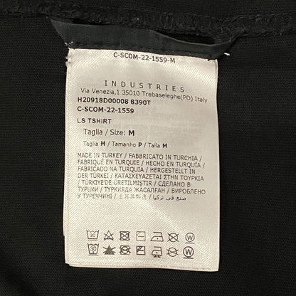 Moncler LS T-Shirt Sleeve Logo Print Patch M Black — view 7