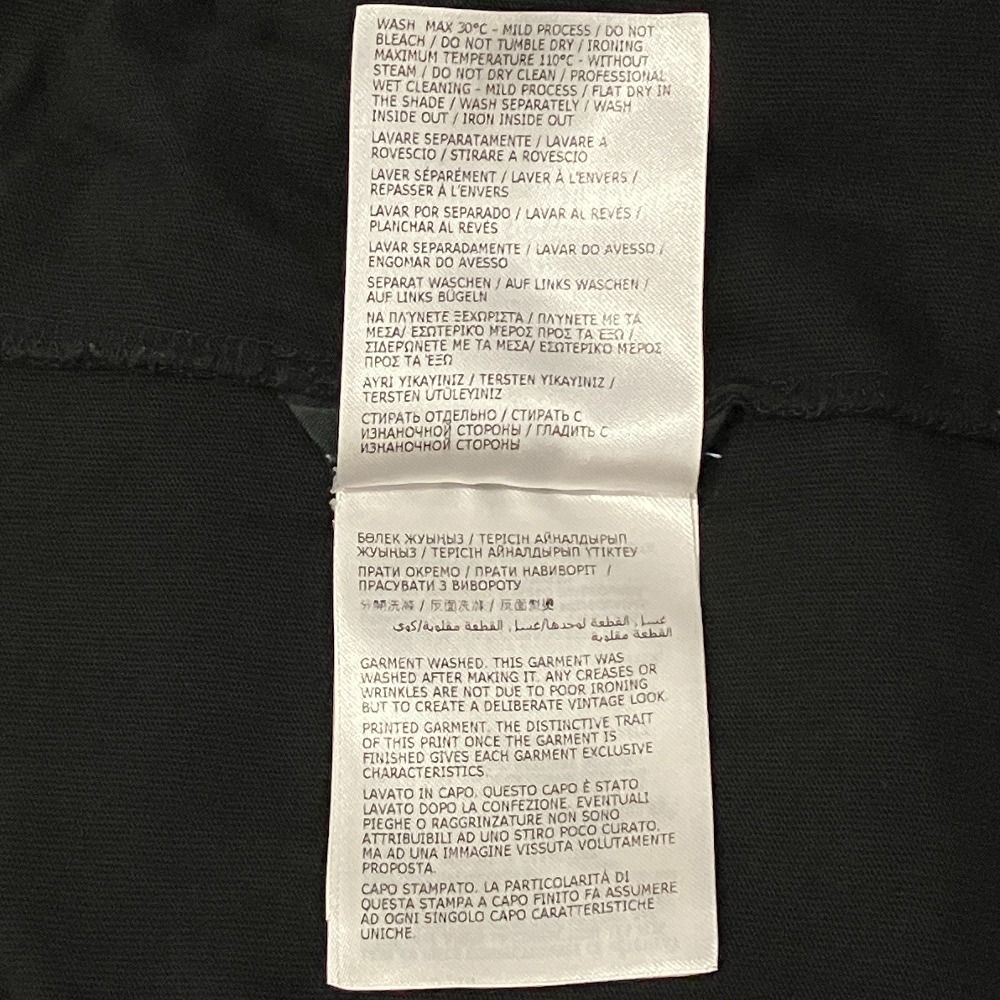 Moncler LS T-Shirt Sleeve Logo Print Patch M Black — view 8