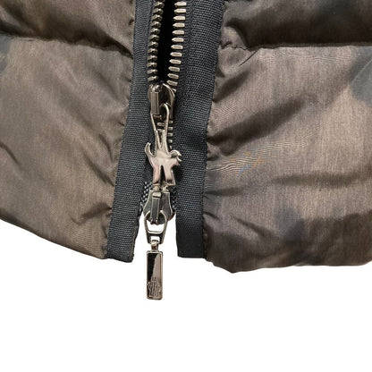 Moncler Gammerouge Nam Sin Giaccone Leopard Long Down Coat 0 Khaki — view 5