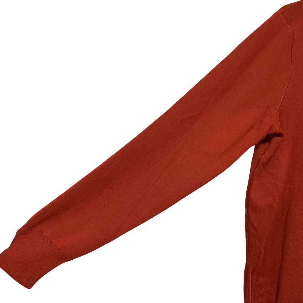 Loro Piana the Gift of Kings Half Zip Bargin Wool Knit Hoodie M Brown — view 4