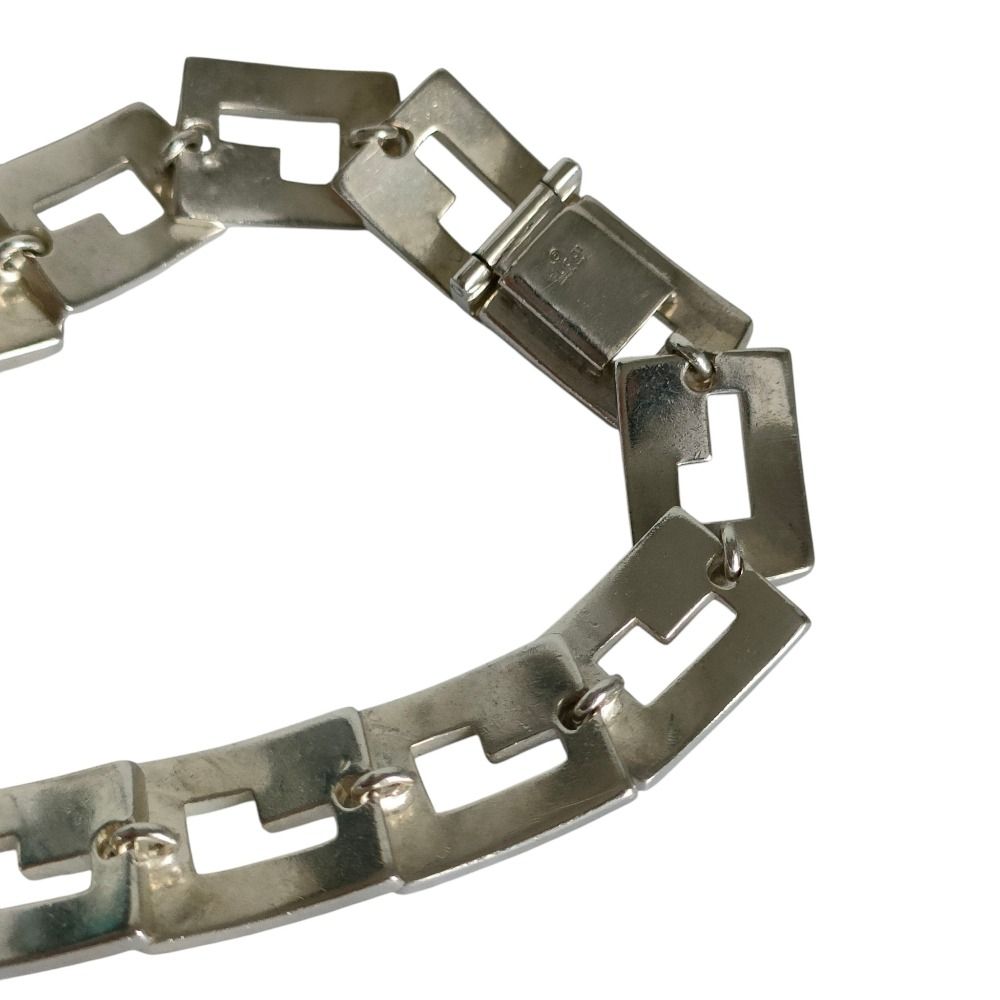 Gucci Vintage 925 Logo Link Bracelet Silver — view 4