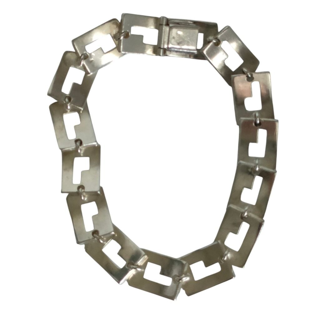 Gucci Vintage 925 Logo Link Bracelet Silver — view 2