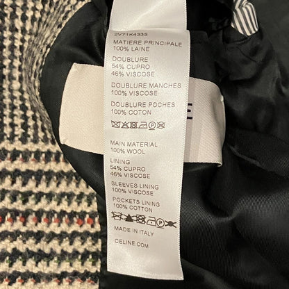 Celine Tomboy Glen Check Terre Jacket 34 Multicolor — view 6