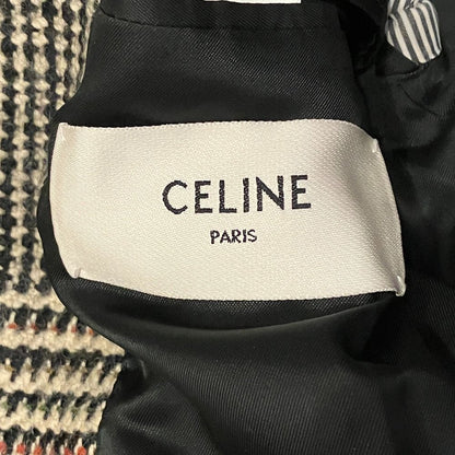 Celine Tomboy Glen Check Terre Jacket 34 Multicolor — view 4