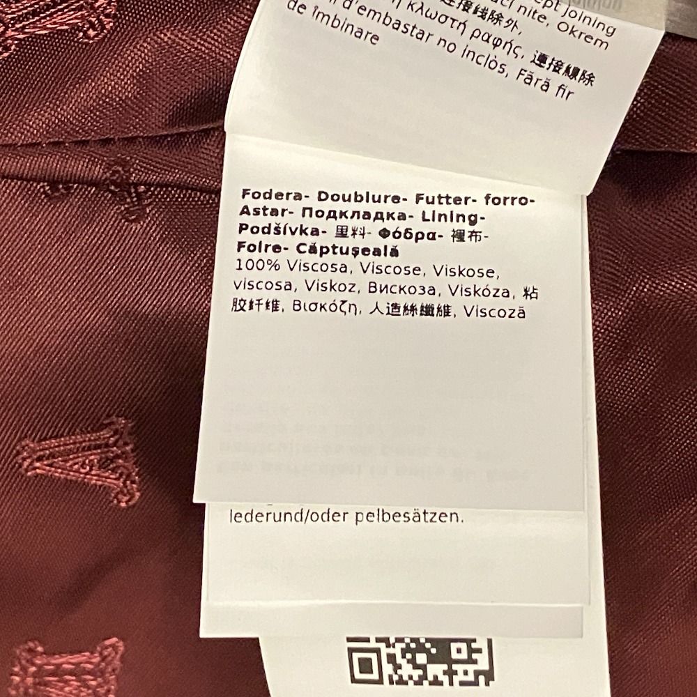 Max Mara Wool Alpaca Leather 4 Pockets Vest Gilet 36 Bordeaux — view 8