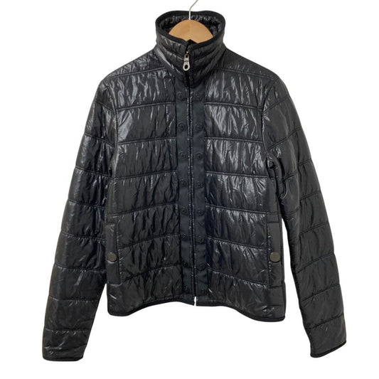 Chanel CC Logo Button Padded Jacket 36 Black